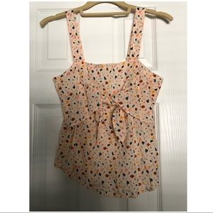 Madewell Terrazzo Tie Front Camisole